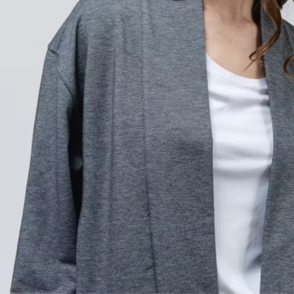 Ministry of Supply | Fusion Classic Grey Heather Terry Cardigan | XXS New - Picture 2 of 14